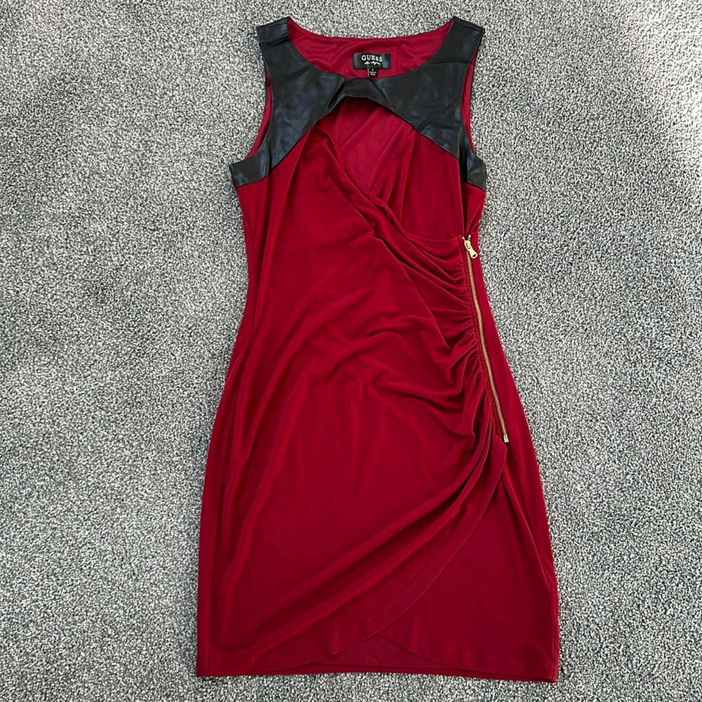Guess red dress